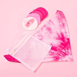 Kit de 5 serviettes démaquillantes réutilisables